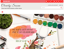 Tablet Screenshot of clearlysusan.com